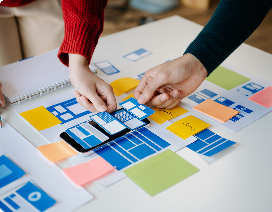 Netive App supporting visual on the Services App Custom Software Development page