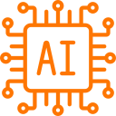 Circuit-style icon for AI-enabled software delivery